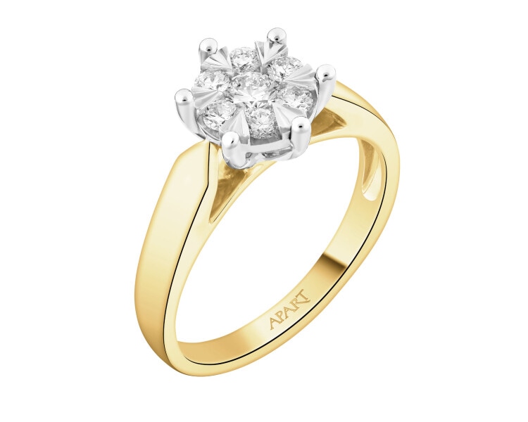 585  Ring  - 0,35 ct - fineness 585