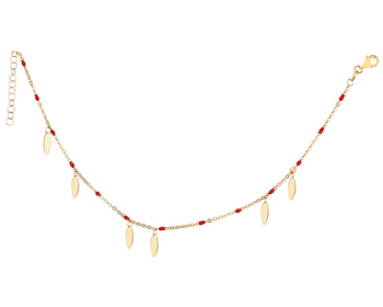 Gold-Plated Silver Anklet
