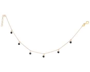 Gold-Plated Silver Anklet with Glass></noscript>
                    </a>
                </div>
                <div class=