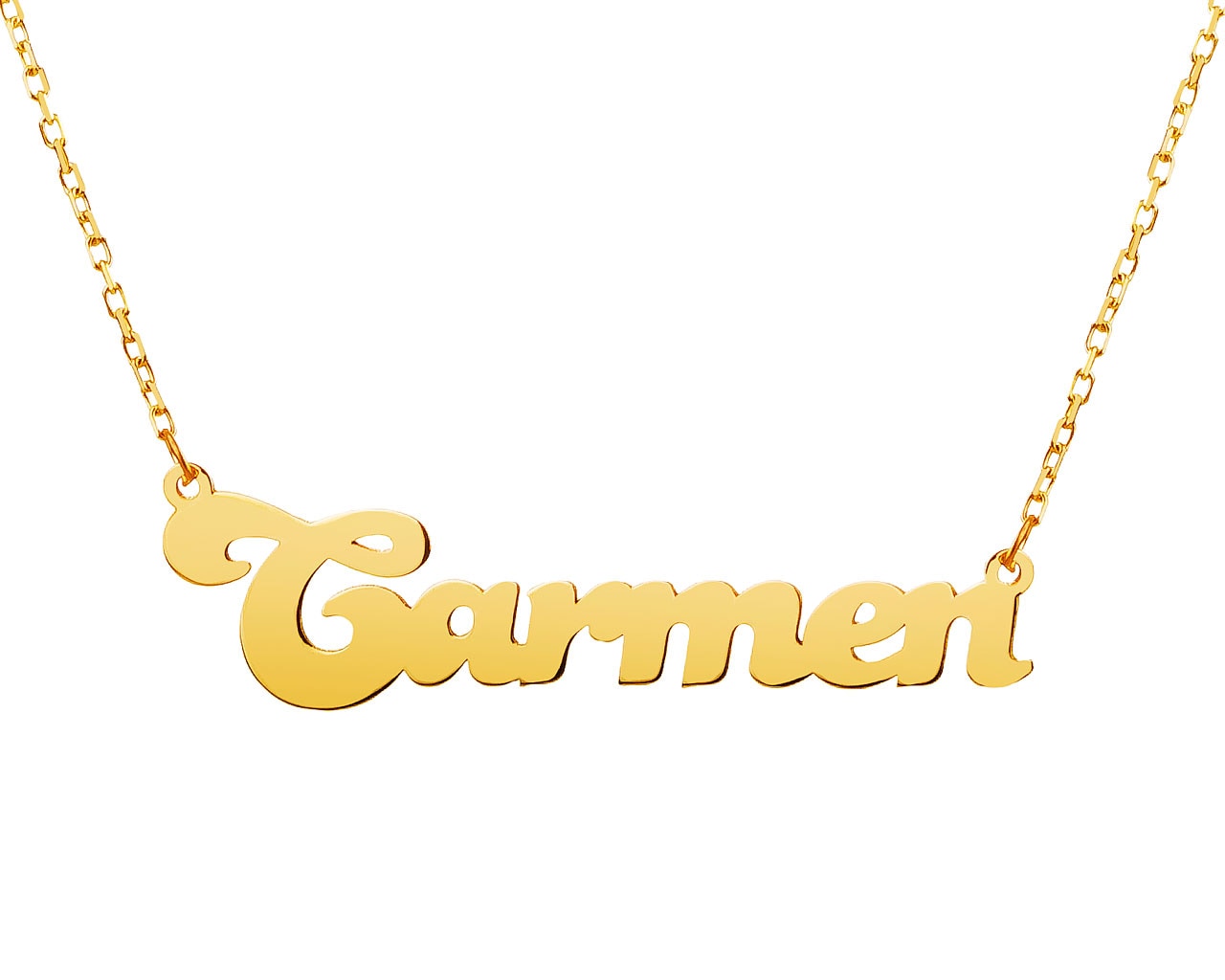 Złoty naszyjnik, ankier - Carmen