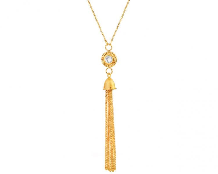 Ties of the Heart Necklace with Initials (14 Karat Gold) - Talisa