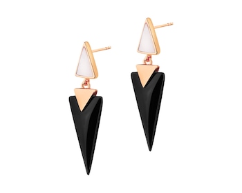 Gold-Plated Brass Earrings with Onyx></noscript>
                    </a>
                </div>
                <div class=