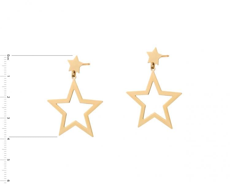 Silver earrings - stars