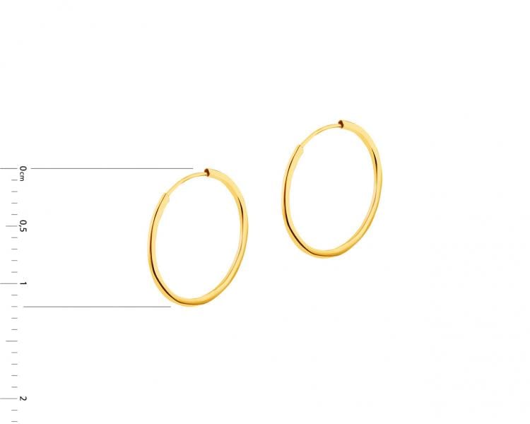 14 K Yellow Gold Earrings