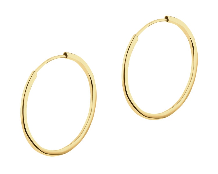 9 K Yellow Gold Earrings