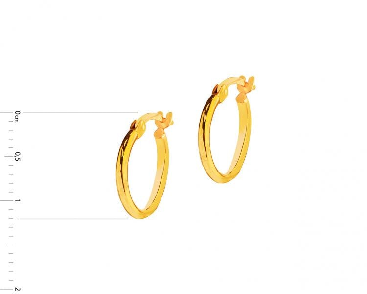 14 K Yellow Gold Earrings