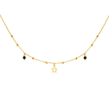 Collar de oro con zirconias, cadena cable - estrella></noscript>
                    </a>
                </div>
                <div class=