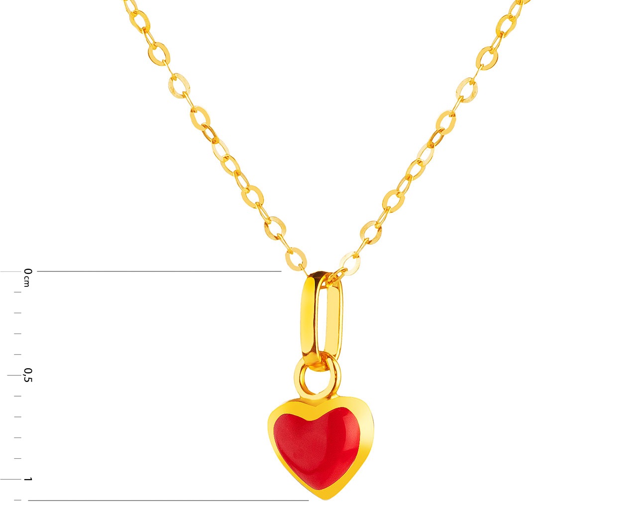 Zloty Naszyjnik Z Emalia Ankier Serce Nr Wzoru Ap529 0294 Apart Zloty Naszyjnik Z Emalia Ankier Serce Nr Wzoru Ap529 0294 Apart
