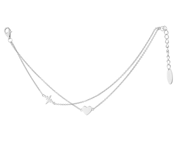 Rhodium Plated Silver Bracelet ></noscript>
                    </a>
                </div>
                <div class=