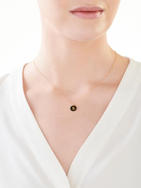 Pozlacený stříbrný náhrdelník - Beran