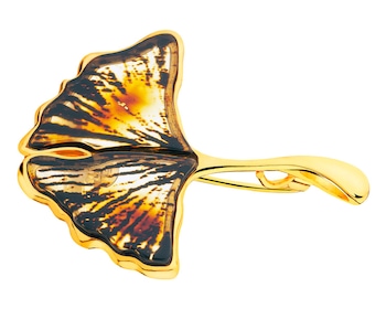 Gold-Plated Silver Brooch with Amber></noscript>
                    </a>
                </div>
                <div class=