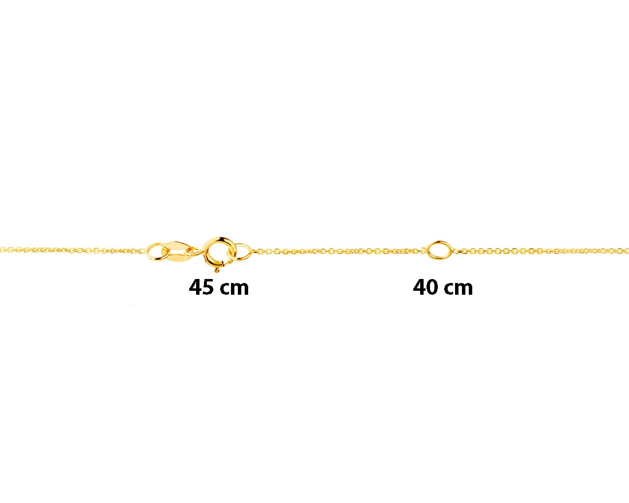 Naszyjnik z żółtego złota z brylantem i perłami 0,01 ct - próba 375