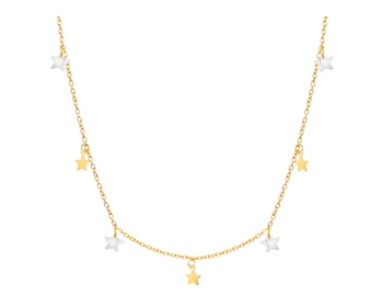 9 K Yellow Gold Necklace with Cubic Zirconia></noscript>
                    </a>
                </div>
                <div class=
