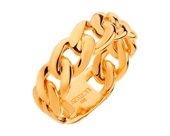 Pozlacený prsten z bronzu