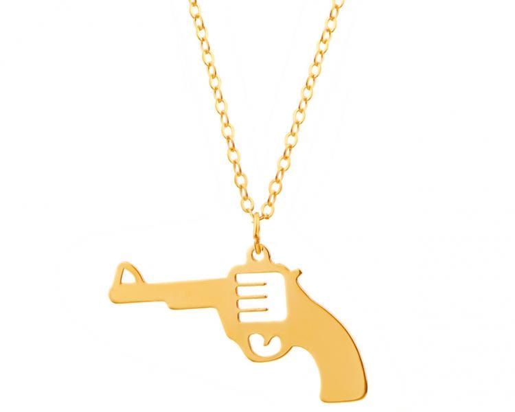 Zlatý náhrdelník, anker - pistole