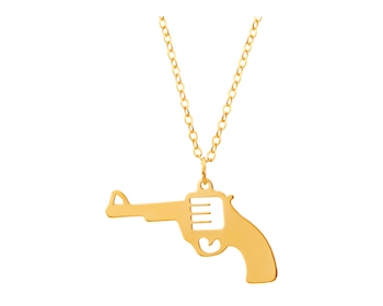 Zlatý náhrdelník, anker - pistole