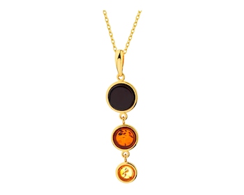 Gold-Plated Silver Pendant with Amber></noscript>
                    </a>
                </div>
                <div class=