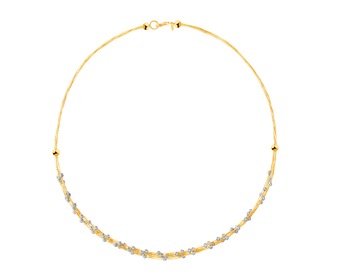 9ct Yellow Gold, White Gold Necklace 