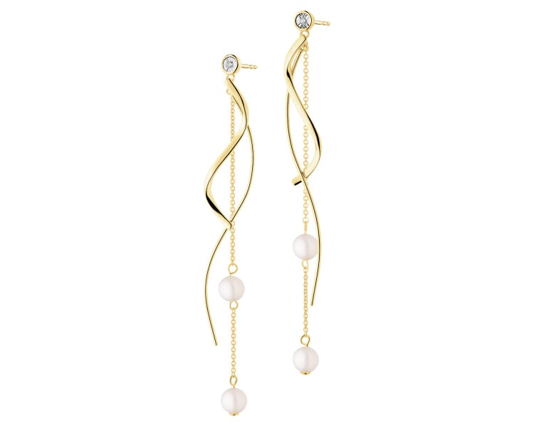 375  Dangling Earring  - fineness 375