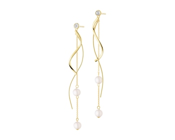 375  Dangling Earring  - fineness 375