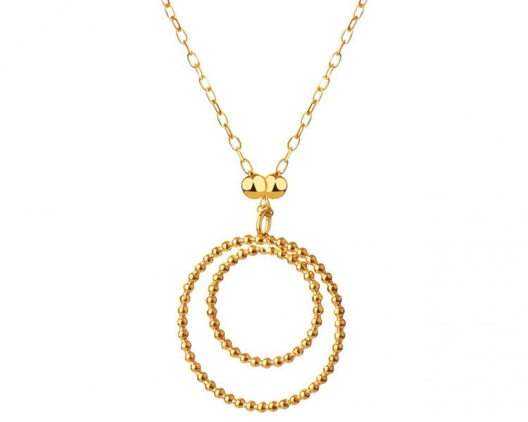 Zlatý náhrdelník, anker - kruhy