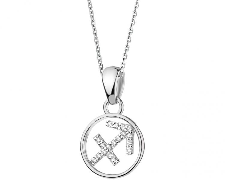 Astro | Silver-Tone Stainless Steel Sagittarius Zodiac Sign Necklace | In  stock! | Lucleon