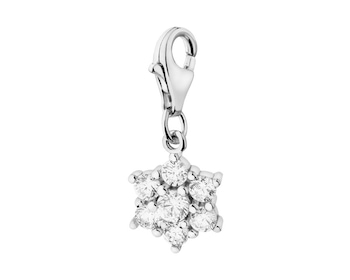 Silver charm with cubic zirconia - flower></noscript>
                    </a>
                </div>
                <div class=