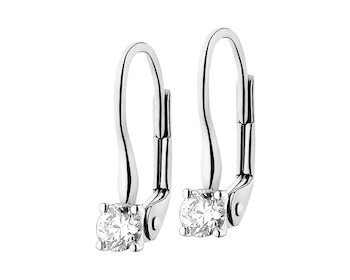 585 Rhodium-Plated White Gold Earrings with Diamonds 0,33 ct - fineness 14 K></noscript>
                    </a>
                </div>
                <div class=