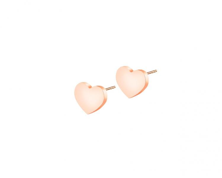 Stainless steel earrings - hearts