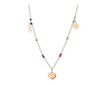 Gold-Plated Silver Necklace with Glass></noscript>
                    </a>
                </div>
                <div class=