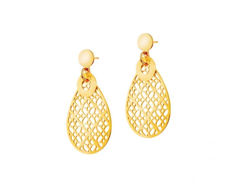Gold-Plated Silver Earrings 