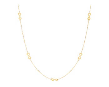Yellow gold necklace with cubic zirconia - infinity></noscript>
                    </a>
                </div>
                <div class=