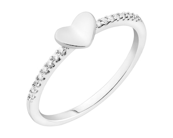Stříbrný prsten se zirkony - srdce></noscript>
                    </a>
                </div>
                <div class=