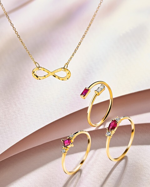 Złoty naszyjnik, ankier - nieskończoność