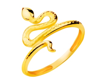 Złoty pierścionek - wąż