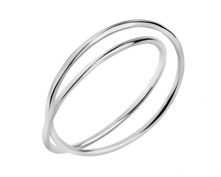 585 Rhodium-Plated White Gold Ring