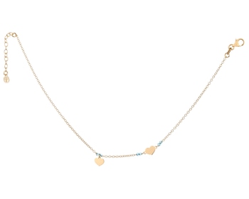 Gold-Plated Silver Anklet with Glass></noscript>
                    </a>
                </div>
                <div class=