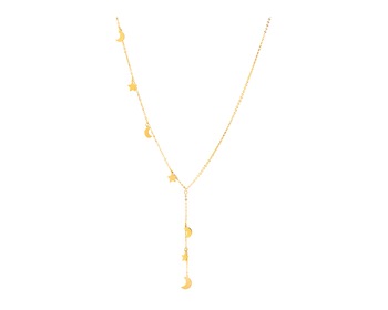 Yellow Gold Necklace - Star, Moon></noscript>
                    </a>
                </div>
                <div class=