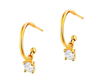 9 K Yellow Gold Earrings with Cubic Zirconia></noscript>
                    </a>
                </div>
                <div class=