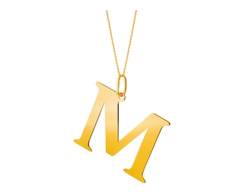 Zlatý náhrdelník, anker - písmeno M