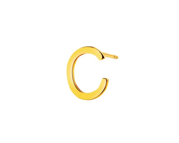 8 K Yellow Gold Earrings