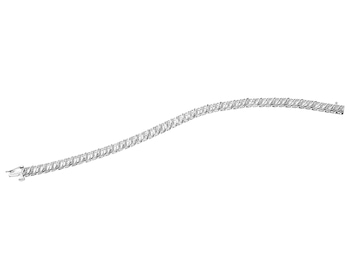 White gold diamond bracelet - 0,25 ct - fineness 18 K