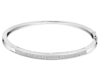 White gold diamond bracelet 0,25 ct - fineness 18 K