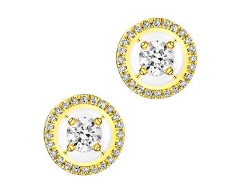 14ct Yellow Gold Earrings with Diamonds 0,33 ct - fineness 18 K></noscript>
                    </a>
                </div>
                <div class=