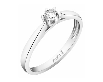 14ct White Gold Ring with Diamond 0,15 ct - fineness 18 K></noscript>
                    </a>
                </div>
                <div class=