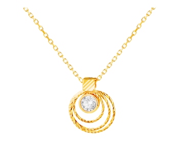14 K Yellow Gold Necklace with Cubic Zirconia></noscript>
                    </a>
                </div>
                <div class=