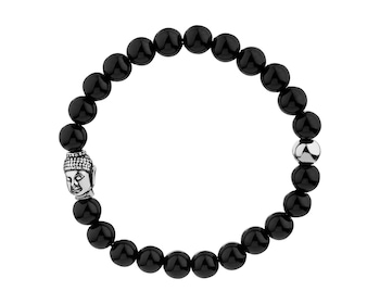 Stainless Steel Bracelet with Onyx></noscript>
                    </a>
                </div>
                <div class=
