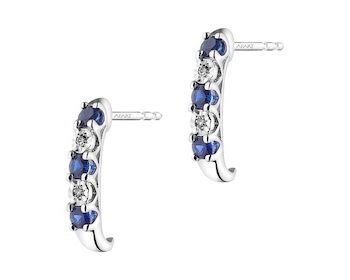 9ct White Gold Earrings with Diamonds 0,01 ct - fineness 14 K></noscript>
                    </a>
                </div>
                <div class=