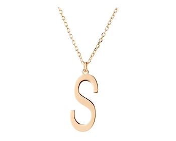 Stříbrný náhrdelník - písmeno S 