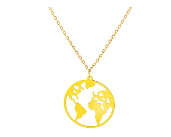Zlatý náhrdelník - zeměkoule